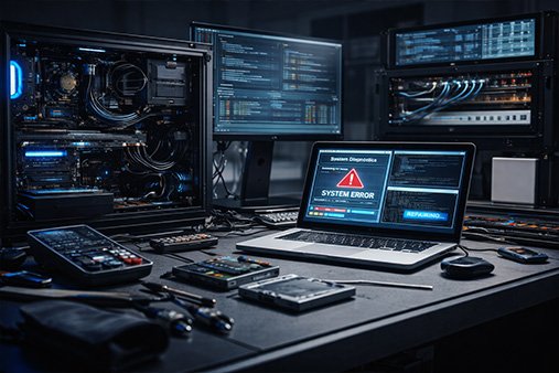 ZG SOLUTIONS - Expert en solutions informatiques pour entreprises et particuliers Technicien informatique professionnel ZG SOLUTIONS - dépannage PC et support IT