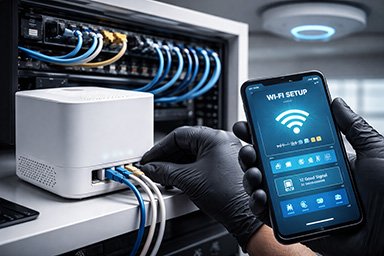 ZG SOLUTIONS - Installation et optimisation réseau WiFi professionnel Installation WiFi et solutions réseau par ZG SOLUTIONS - connexion internet stable
